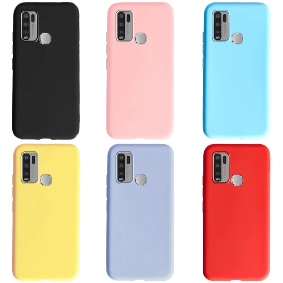 Matte Case For Vivo Y50 Back Cover Shockproof Silicone Soft Phone