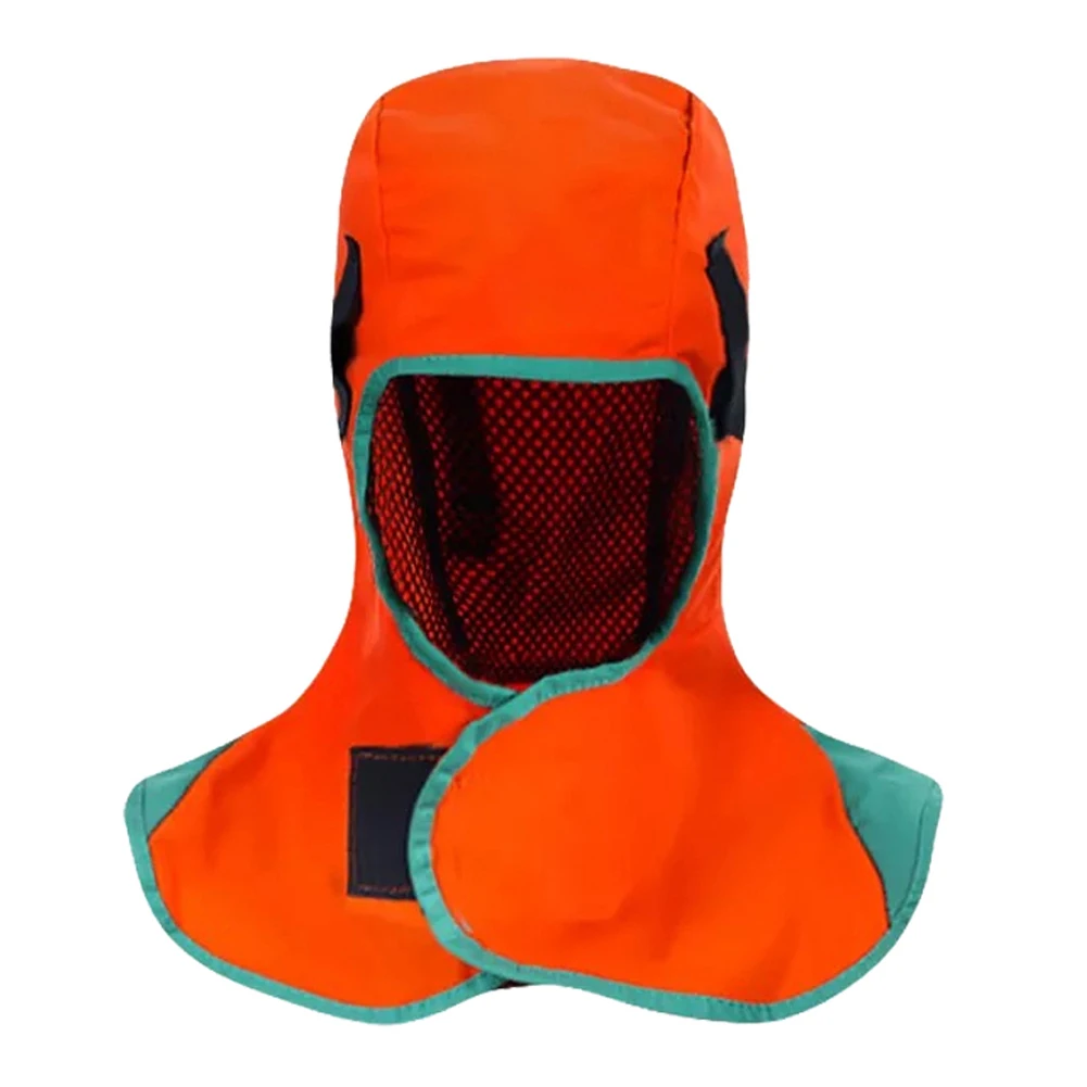 Дышащий сварочный головной убор моющийся Защитный Капюшон огнестойкий шлем практичный шлем сварщика Крышка для сварщика - Цвет: Orange