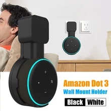 Soporte de pared para altavoz, colgador para Amazon Alexa Echo Dot de 3. ª generación, caja de sonido para interior