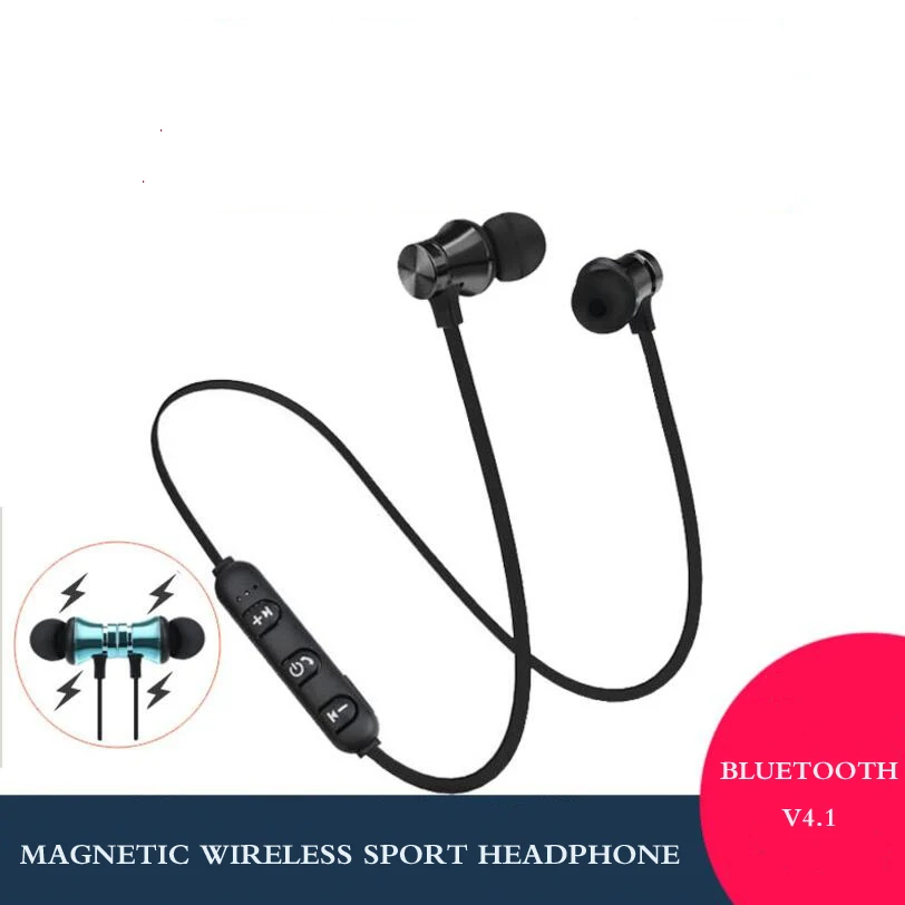 

mini bluetooth headsets wireless earbuds BT07 magnetic Sports earphone runniung music headphone with microphone for smartphones