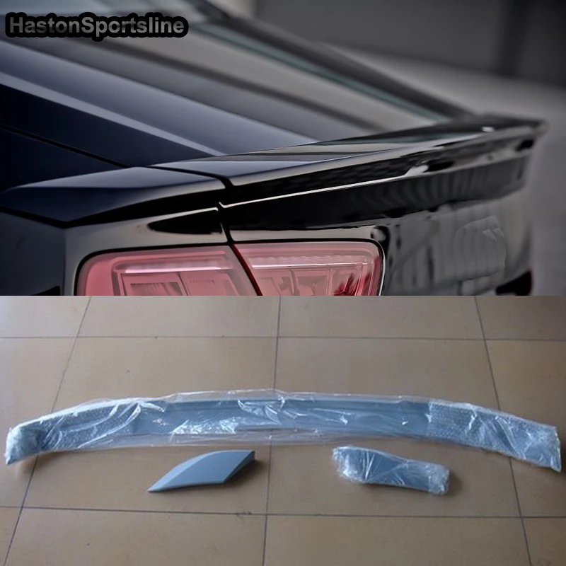 03-09 アウディ A8 4E トランク スポイラー 純正色塗装済/ リップ ウィング エアロ Audi A8(4E)⁄All model トランクスポイラー ウレタン