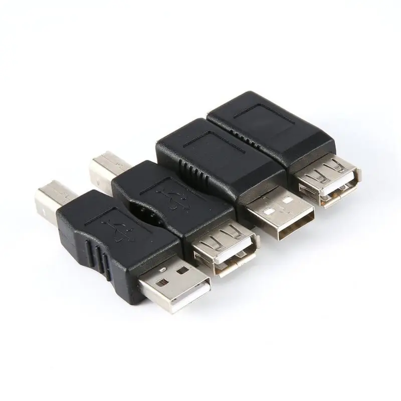 Для принтера переходники разъемы 4 шт./компл. USB адаптер портативный пластиковый аудио конвертер разъем