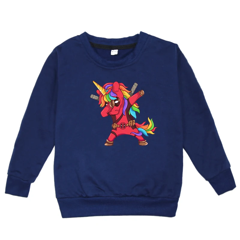 Deadpool Kids Cotton Sweatshirts Spring Autumn Hoodies for Boys Girls Long Sleeve Tops Baby Hoodies Casual Boy Sweatshirts - Цвет: Hoodies 11