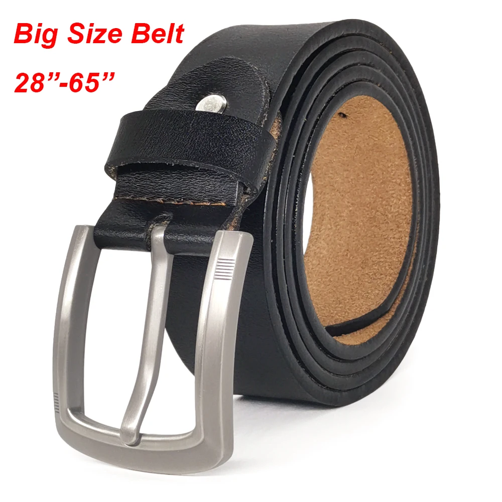 

Top quality Mens Belt Cow Leather Length Adjustable Dress Casual Belts for Men Big Size 28"-63" Cummerbunds cinturon hombre A32