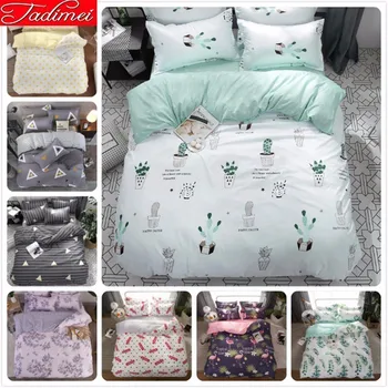

Adult Kids Soft Cotton Bedding Set Duvet Cover Sheet Pillow Case Bed Linen Comforter Quilt Cover Single Full Queen King Big Size