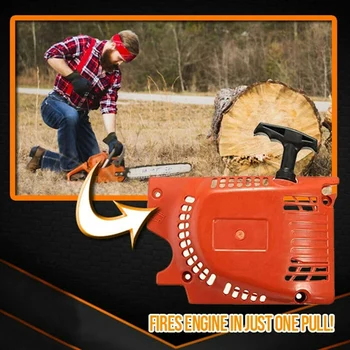 

Universal Chainsaws Starter Replacement Fit for 45cc 52cc 58CC Chainsaws Engine _WK
