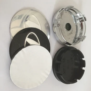 

4pcs 56mm 59mm 60mm 65mm 68mm Car Wheel Center Cap Badge dust-proof covers emblem sticker car Styling accessories