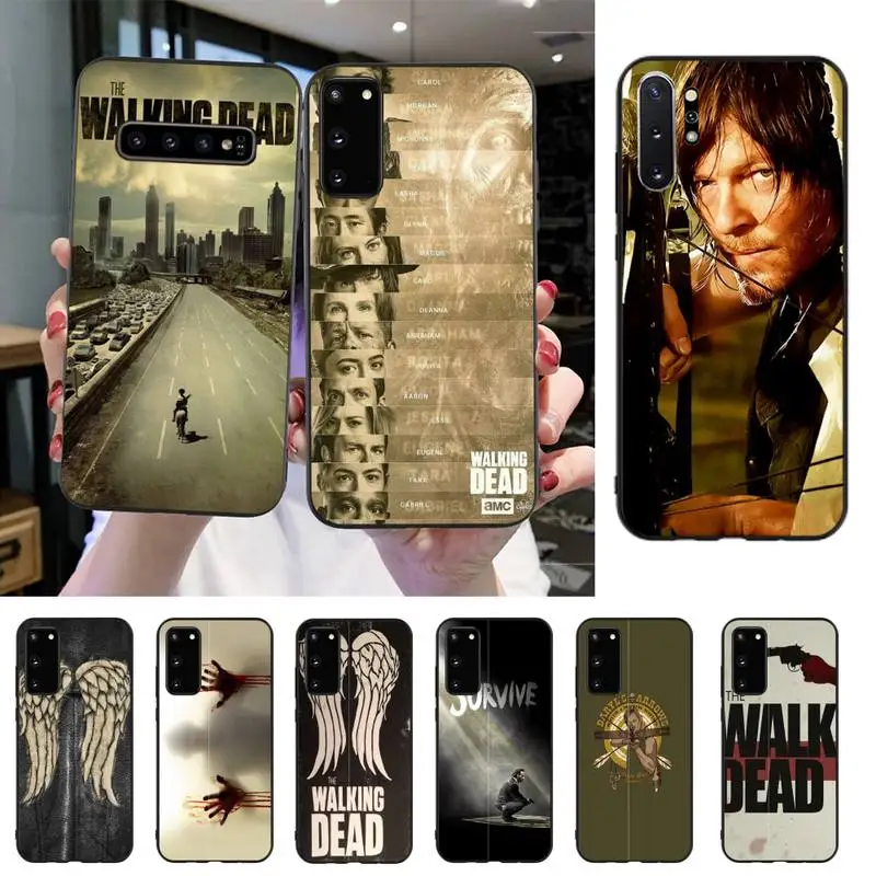 MaiYaCa the Walking Dead Phone Case Cover For Samsung S20 S10 S8 S9 Plus S7 S6 S5 Note10 Note9 S10lite | Мобильные телефоны и
