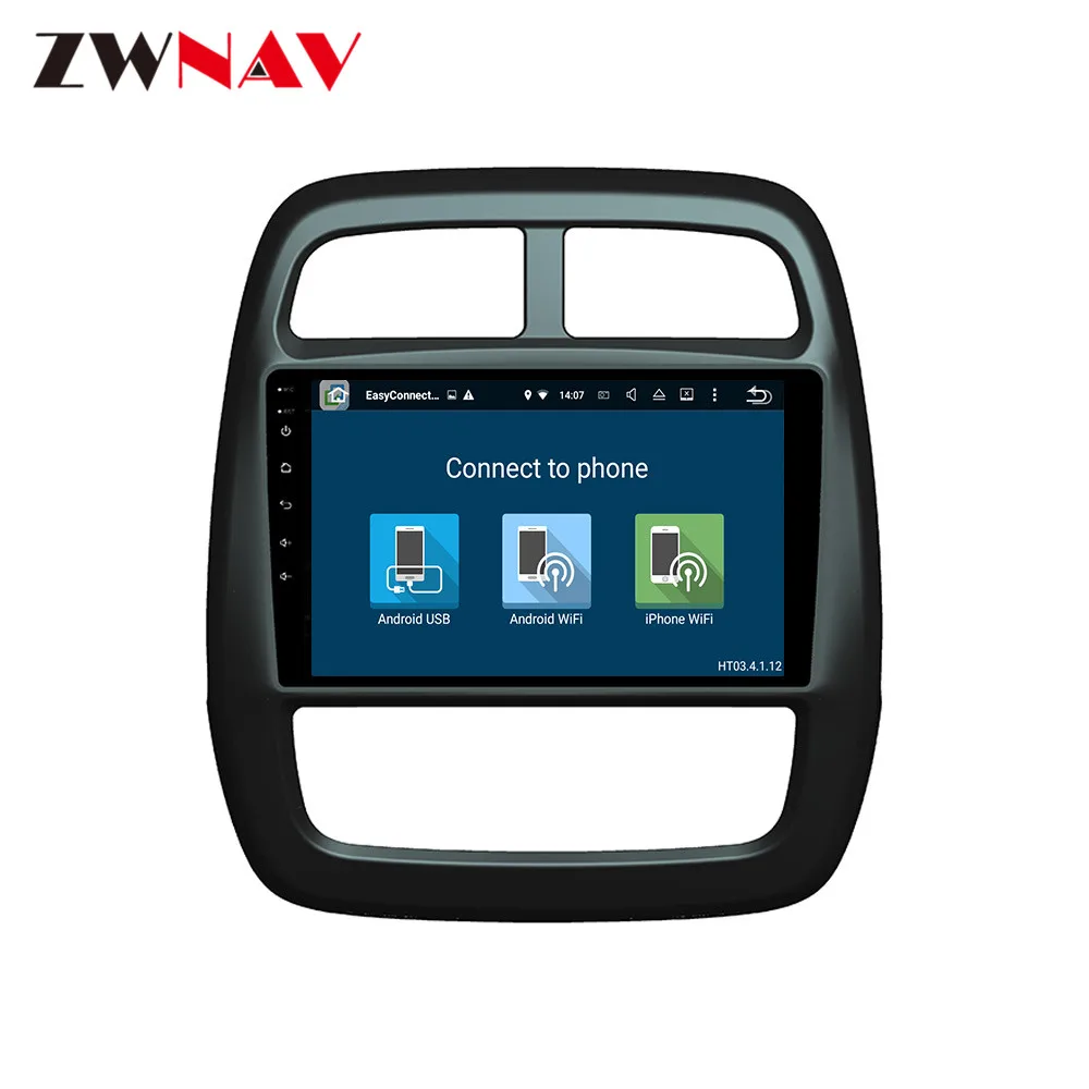 DSP Android 9,0 Автомобильный gps навигатор Автомобильный без DVD плеер для Renault Kwid+ Авто AC стерео радиоплеер магнитофон головное устройство