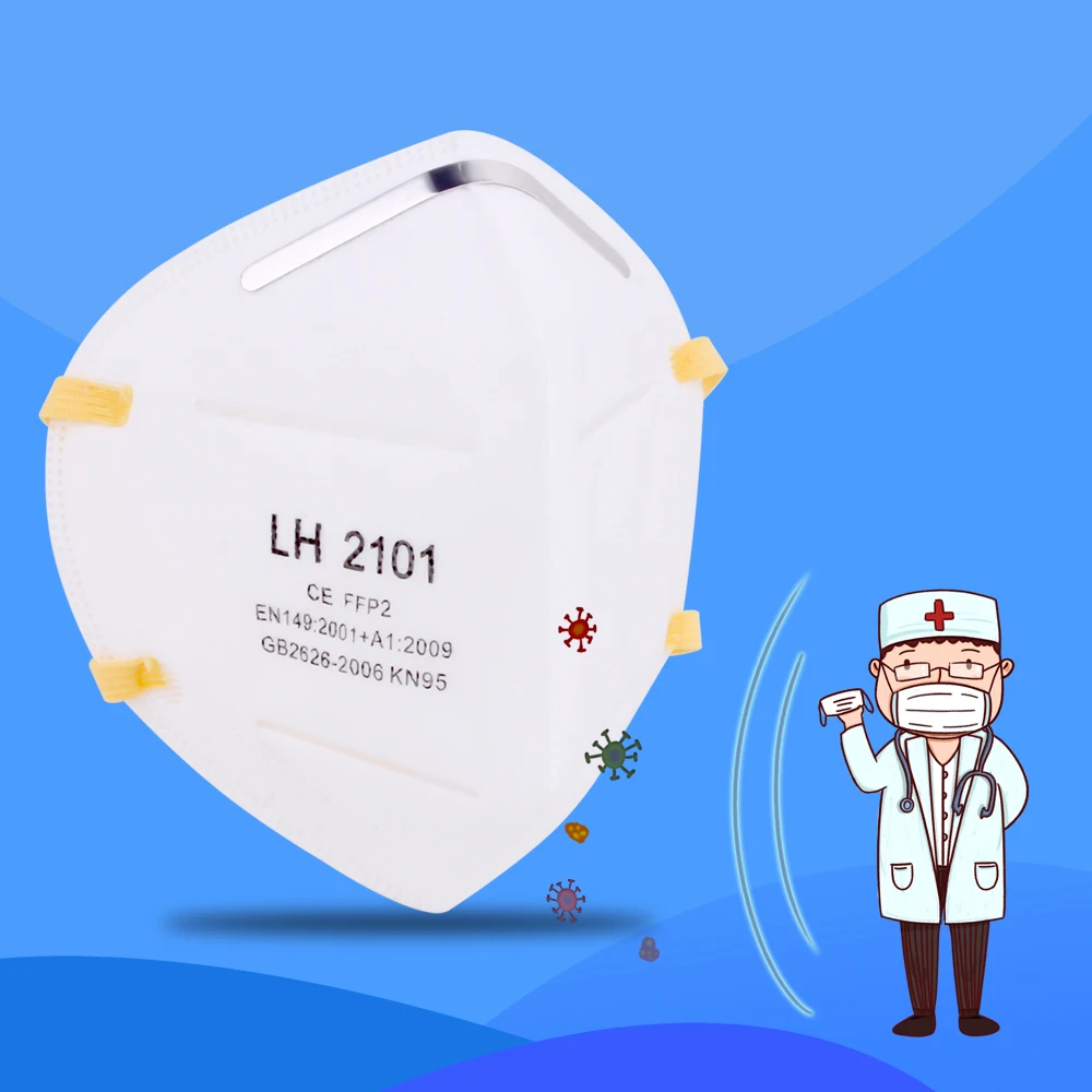 

In stock 30pcs/Pack FFP2 N95 Folding Protection Masks Dustproof Anti PM2.5 KN95 Filtration Breathable Mouth Mask Wholesale