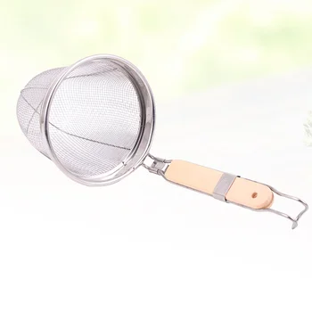 

Stainless Steel Strainer Basket Wire Mesh Food Skimmer Pasta Dumpling Noodle Strainer Kitchen Sieve