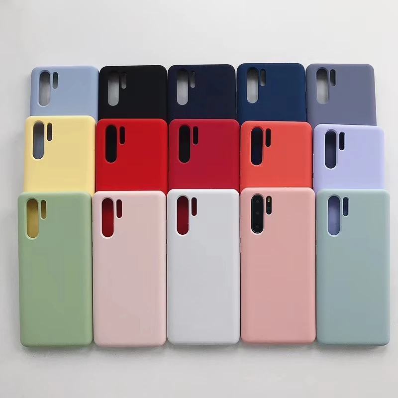 Оригинальный официальный силиконовый чехол с жидкостью для Huawei P30 20 Lite Mate Pro