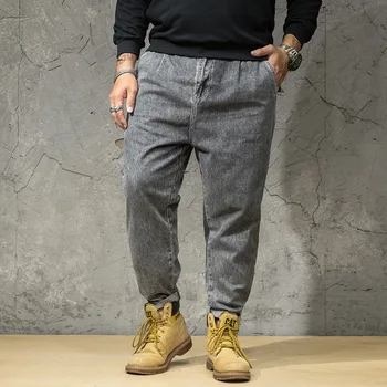 

Autumn and winter jeans men's large