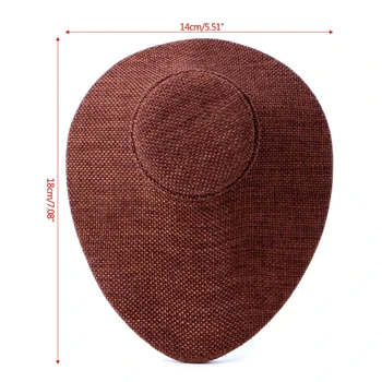 

Linen Neck Jewelry Necklace Pendant Neck Model Display Stand Organizers Holder 634D