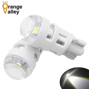

100PCS T10 W5W LED Car Clearance Lights Reading Lamp 3030 SMD Auto Interior Vehicle Dome Door Bulb Accessories Trunk light 6000K