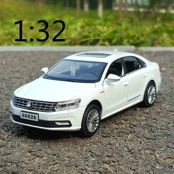 

1/32 Scale Simulation Diecast PPassatt Classic Car Alloy Die Casting Model Sound Light Pull Back Toy Children's Toys