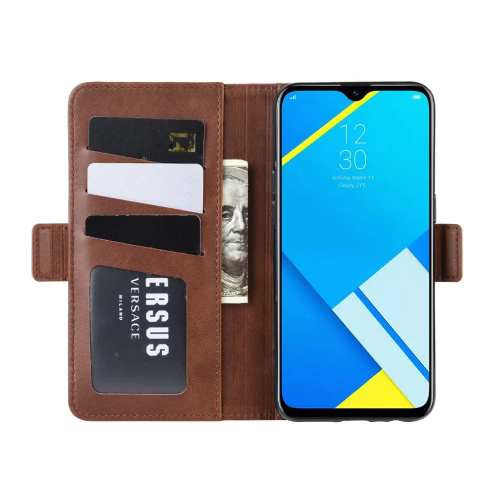 Из искусственной кожи с откидной крышкой чехол, кошелек чехол для OPPO A1K/OPPO Realme C2 держатель для карт чехол защитной оболочки GG