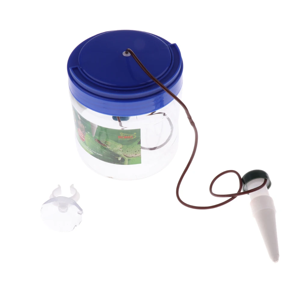 Reptile Drinking Water Dripper Chameleon Lizard Dispenser Terrarium Habitats