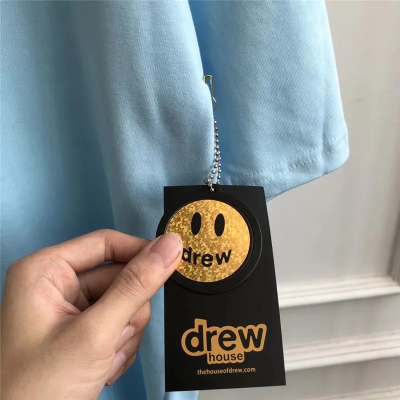 DREW House футболки для женщин и мужчин 1:1 лучшее качество Джастин Бибер DREW футболки с коротким рукавом футболки