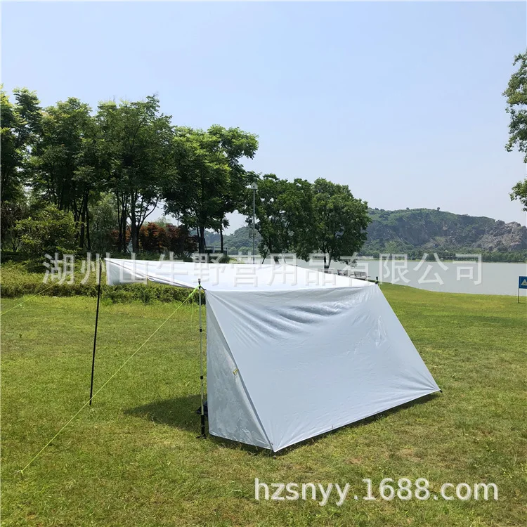 Multi-functional Awning Hammock Cover A- line Outdoor Tent College Style Beach Mat Moisture-Proof Mat Anti-Rainwater Ultraviolet