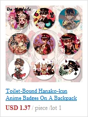 Toilet-Bound Hanako-kun Anime Badges On A Backpack Anime Icons Pins Badge Decoration Brooches Metal Badges For Clothes DIY vampire costume women