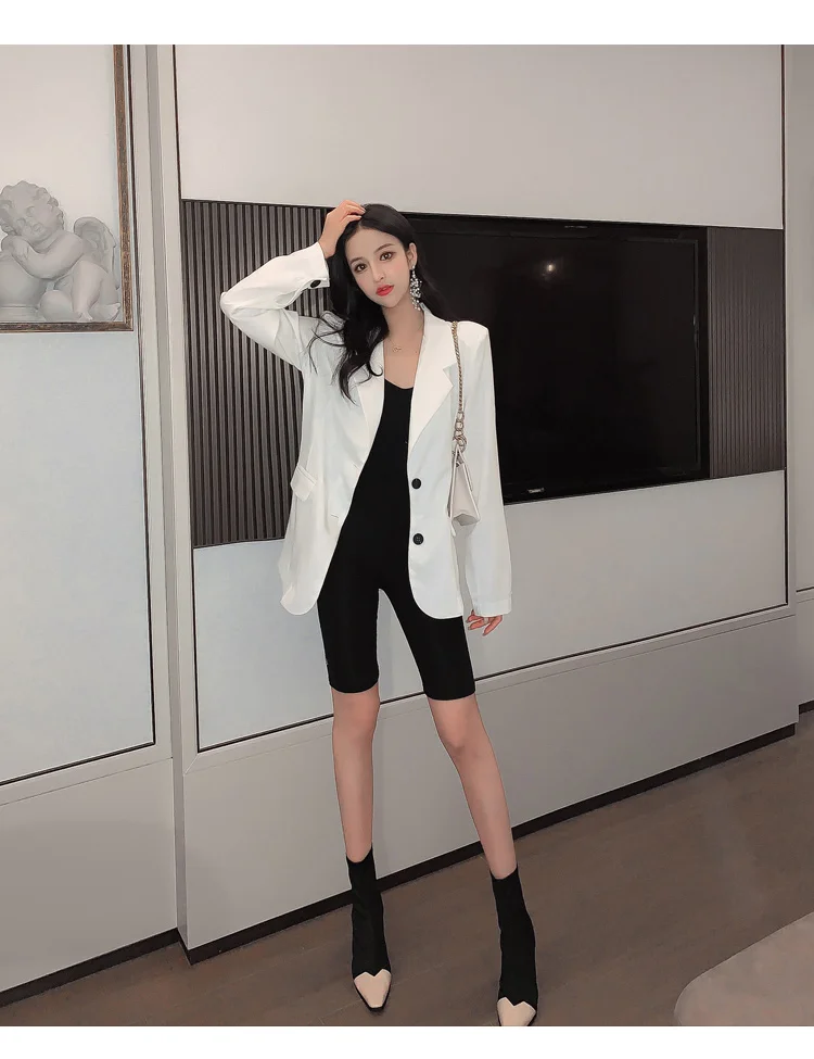 High Quality Long Sleeve OL Blazer Women All-match Business Slim Women Suit Single-breasted Womens Tops and Blouses With Belt
