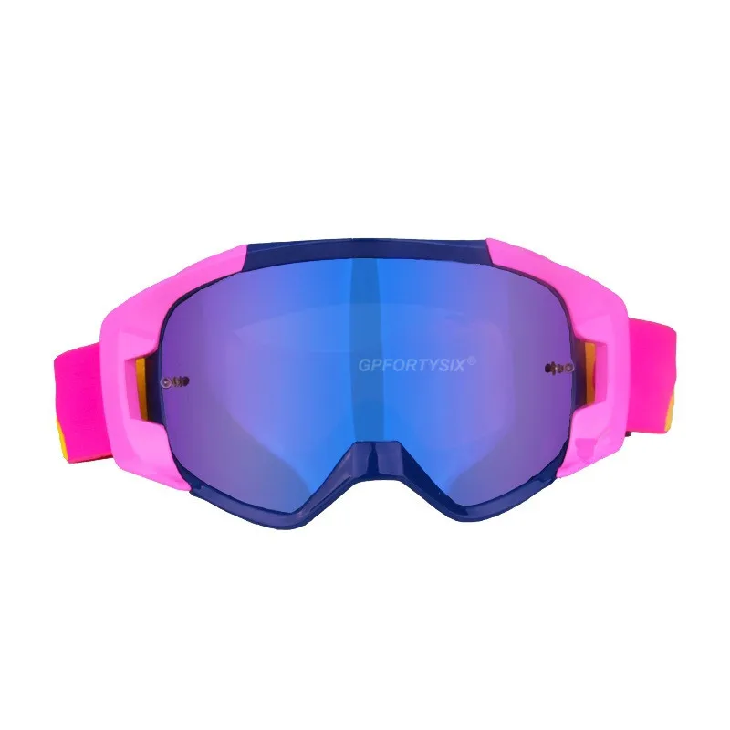 

2019 NAUGHTY FOX Race MX VUE Goggles Enduro Motocross Racing MX ATV MTB DH Motorcycle Dirt Bike Riding Goggles blue pink