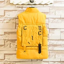 Мужские куртки размера плюс 5XL на осень и весну, повседневные толстые жилеты без рукавов, пальто с капюшоном, мягкий теплый жилет