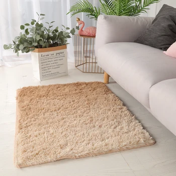 

Soft Fluffy Rugs Bedroom Carpet Floor Mat Home Large Shaggy Area Rug Living Rooms Bedroom Dining Room Home Decoration Mats D30