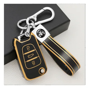 TPU Car Key Case Cover Shell Fob per KIA Rio 3 Soul Optima Ceed K2 K5 Cerato Sportage per Hyundai Elantra Accent i20 i30 ix35