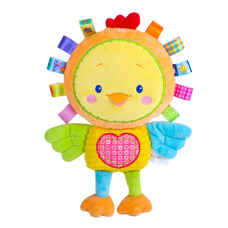 Kawaii детская игрушка детская плюшевая игрушка кукла на заказ маленькие короткие плюшевые животные комфорт новорожденный подарок Игрушка милая погремушки для детей игрушка - Цвет: 1