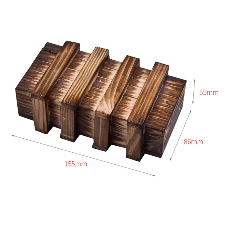 New Kids Adult Puzzle Toys Wooden Puzzle Box With Secret Drawer Magic Compartment Puzzle Toys Boxes Kids Brain Teaser Toy Gift