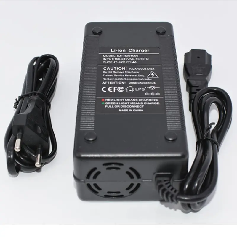 42V 4A lithium battery charger for 10Series 36V li-ion battery Battery Charger IEC Fast Charging