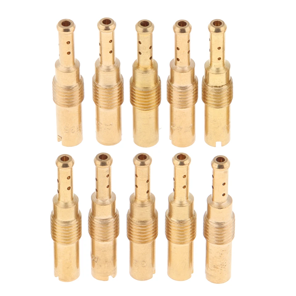 Keihin Jet Kit 40 PC Jet Kit For PWK Keihin OKO Carburetors - 30 Main Jets &amp; 10 Slow Pilot Jets In Various Sizes PWK Keihin Jets