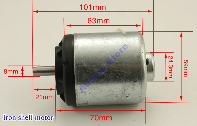 Используется 0.3A DC12-48V с большим крутящим моментом 3 фазы бесщеточный двигатель 4160 об/мин 7850 об/мин для DIY режущего станка Интеллектуальный робот-газонокосилка