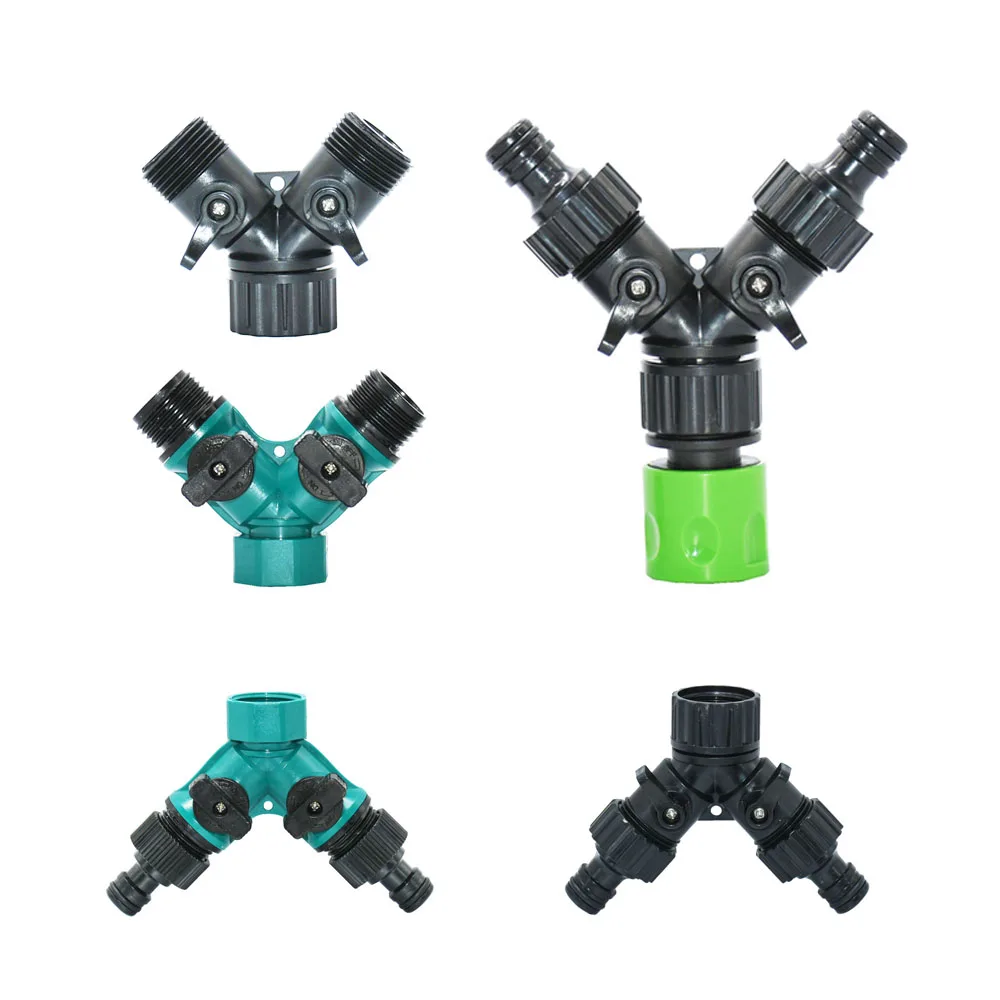 1/2 3/4 garden hose tap DN15 DN20 irrigation Water valve 16mm 20mm 25mm garden hose waterstop Connector cranes 1pcs