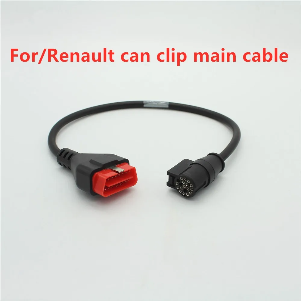 

Acheheng Car Professional tool Obd2 16pin Cable For Renault Can Clip Diagnostic Interface connector adapter cables Drop Ship