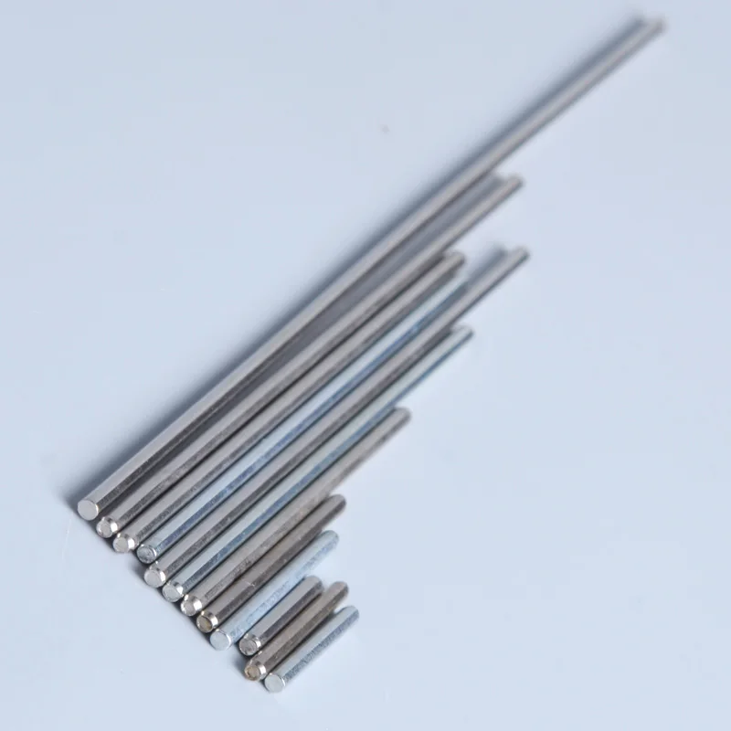 

1Set Toy Axle Drive Shaft Diameter 1/1.5/2/2.5/3mm/Hexagonal Kit Iron Gear Motor Axis Short Support Axles for DIY Mini Car