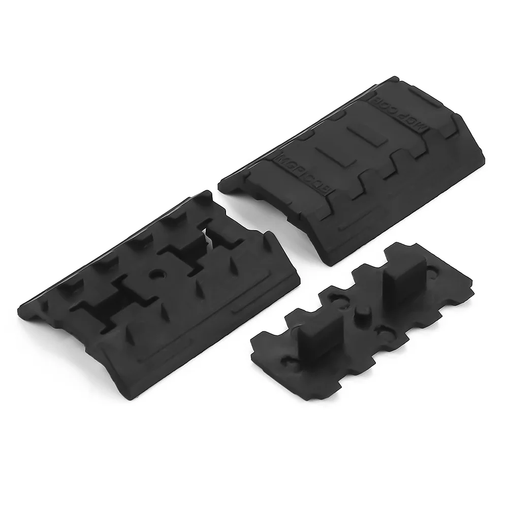 M4 M16 ar15 accessories airsoft hunting gun accessories nylon M-Lok Rail Covers 10pcs protective picatinny rail for rifle scope (5)