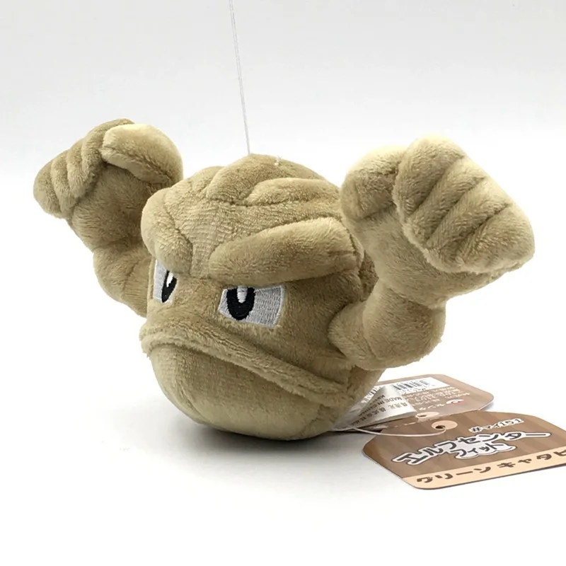 Takara Tomy Pokemon Plush Doll Toy PP Stuffed Geodude for Children Birthday Christmas Gifts