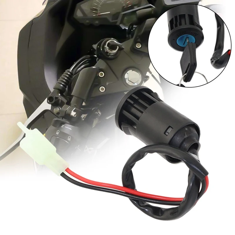 

Universial Motorcycle Moped Ignition Barrel Key Switch 2 Wire On/Off Metal ATV Luxury Motocycle Modification Accessary