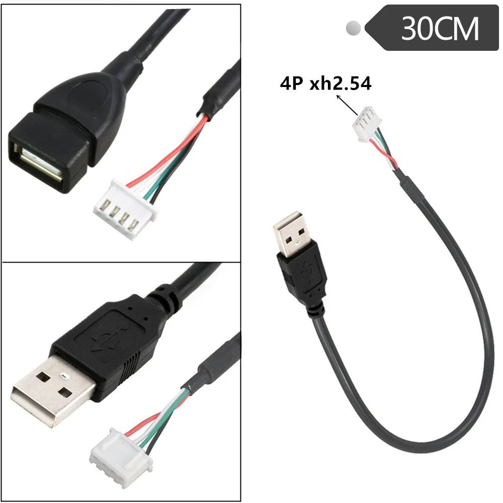 Кабель USB к 4 P xh2.54 кабель MX1.25 Мама-мама 2 0 папа передачи данных Dupont pin 30 см |