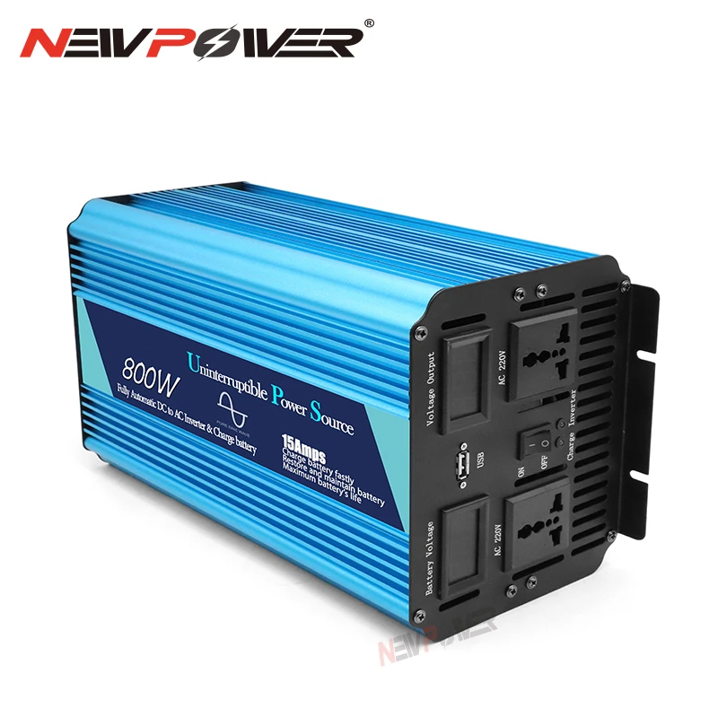 Pure Sine Wave Inverter Ups Charging 1000w Dc 12v 24v To Ac 220v Off