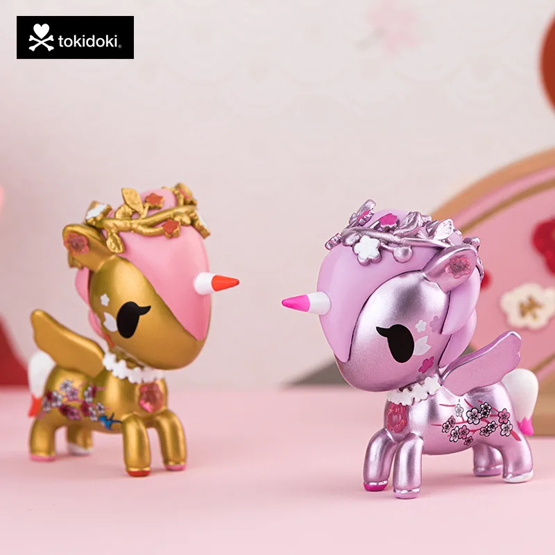 Special Offer Tokidoki Unicorno Cherry Blossoms Unicorn Blind Box Toys Guess Bag Cute Doll Anime Figures Gift |