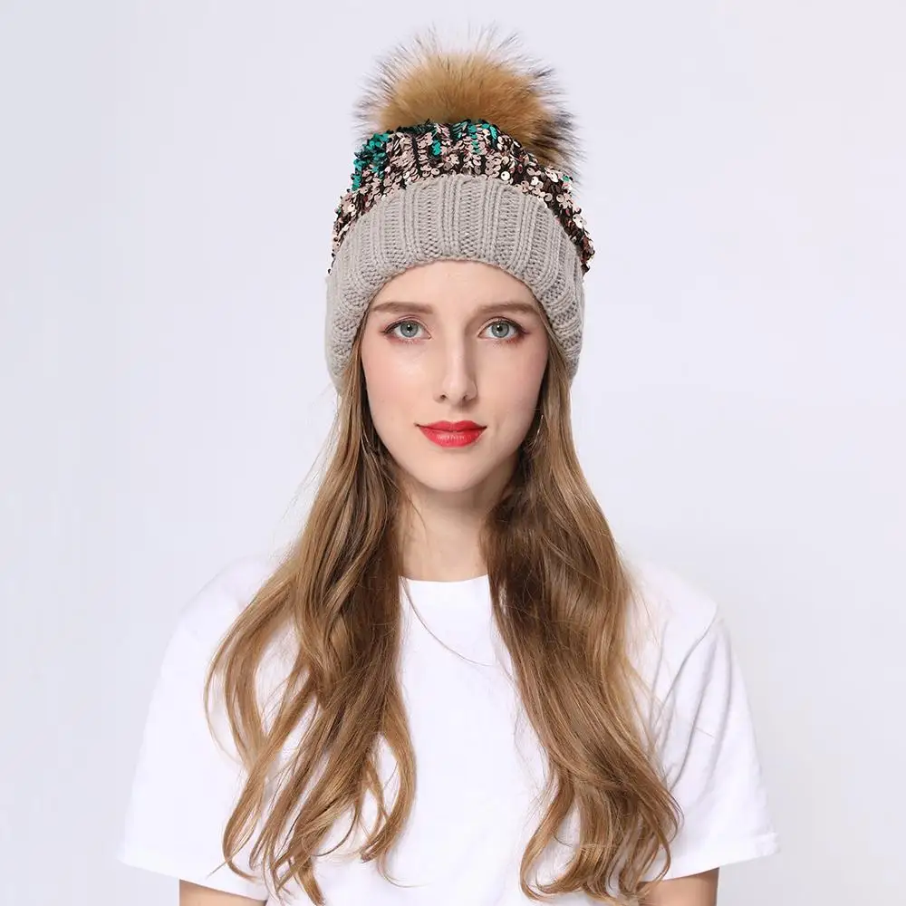 Sequin Beanie Hat Wholesale New Fashion 