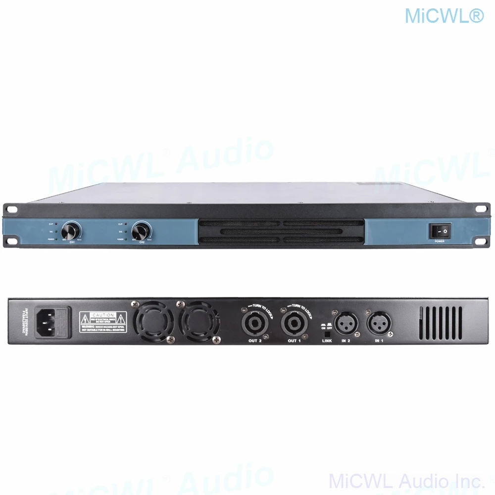 US $256.50 MiCWL 5200W Power Amplifier 4 Channel Digital Stage Audio Speaker AMP Amplifier 2600 Watt 2 Channel Station Amplifier