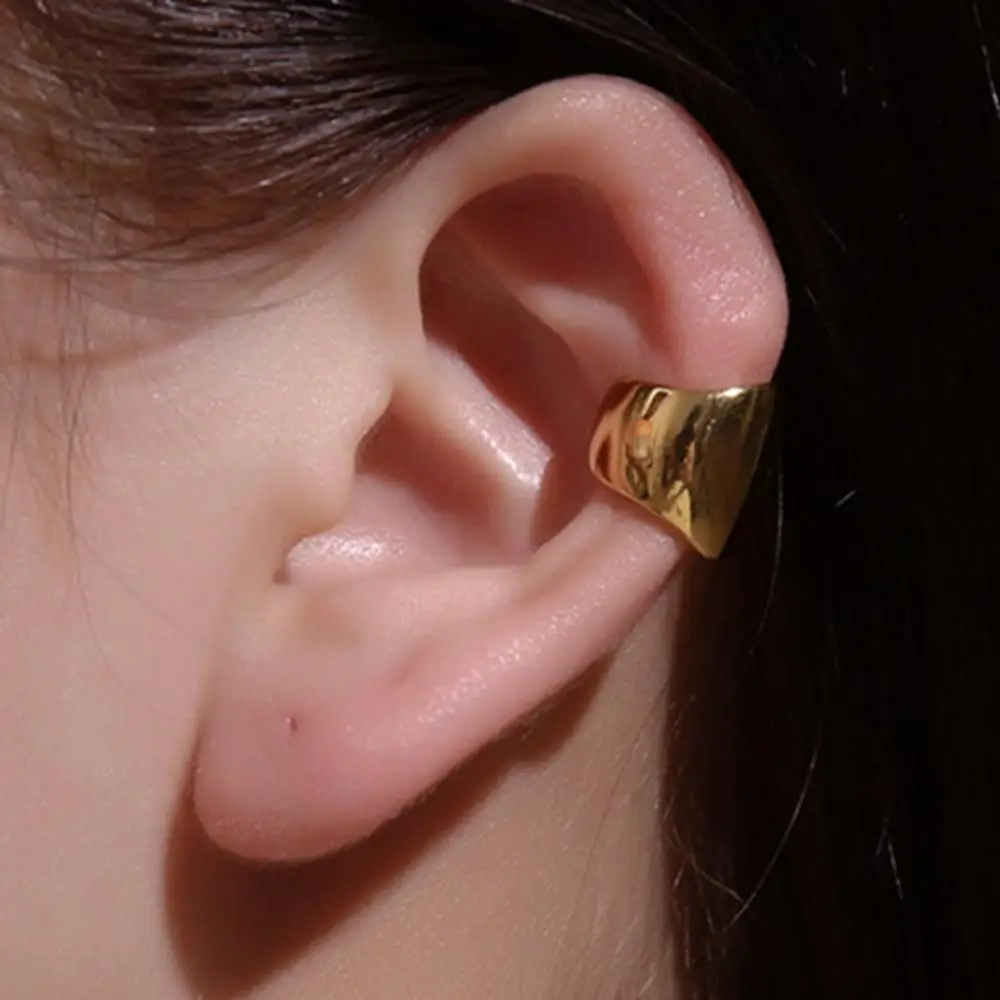 Ear Clip Earrings 1PC Women's Punk Half Circle Warp Clip Chic Gift