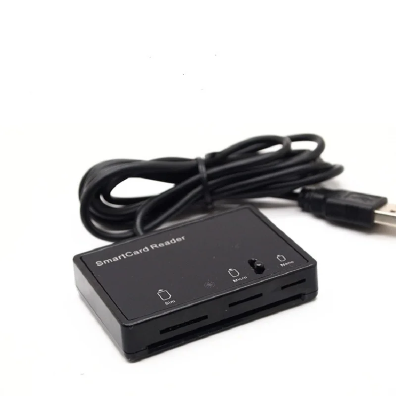 OYEITIMES MCR3516 4 в 1 Многофункциональный кардридер USB 2,0 12 Мбит/с контактный считыватель смарт-карт 2G/3g/4G SIM Кардридер писатель