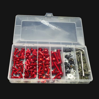 

Universal motorcycle fairing screws Nuts CNC Body Bolt Kit Fastener FOR ducati 848 1098 ducati streetfighter goldwing gl1800