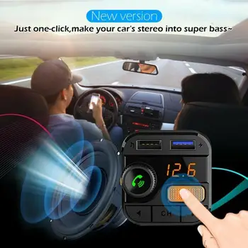 

BT82d Car MP3 Bluetooth Player Car Hands-free Audio Bluetooth 5.0 Card Screen Player Memory Receiver LCD Car Slot G0W8